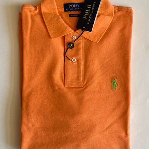 Polo Ralph Lauren Classic Fit Mesh Short Sleeve Polo Shirt Classic Peach